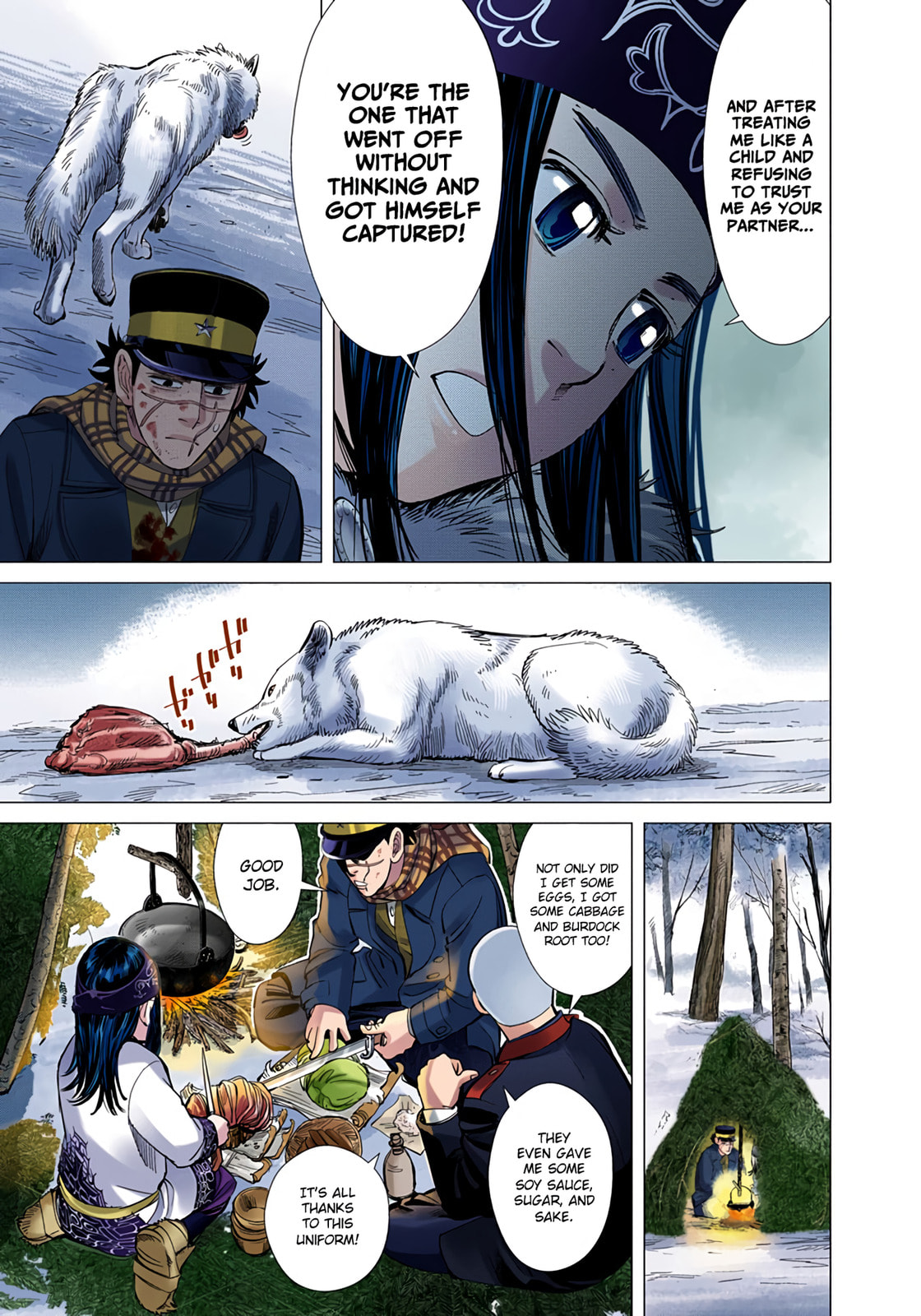 Golden Kamuy (Colored) Chapter 20 page 7 - 