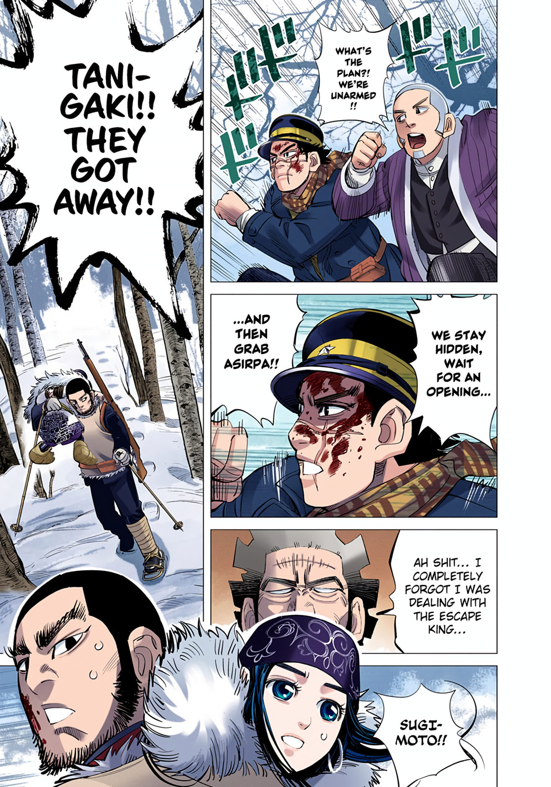 Golden Kamuy (Colored) Chapter 28 page 15 - 