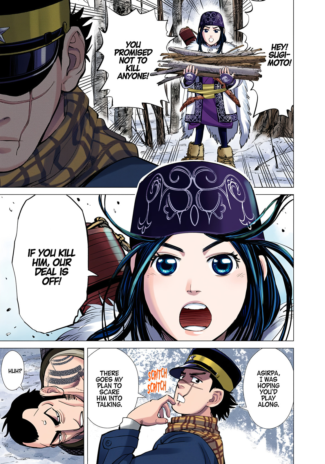 Golden Kamuy (Colored) Chapter 3 page 6 - 