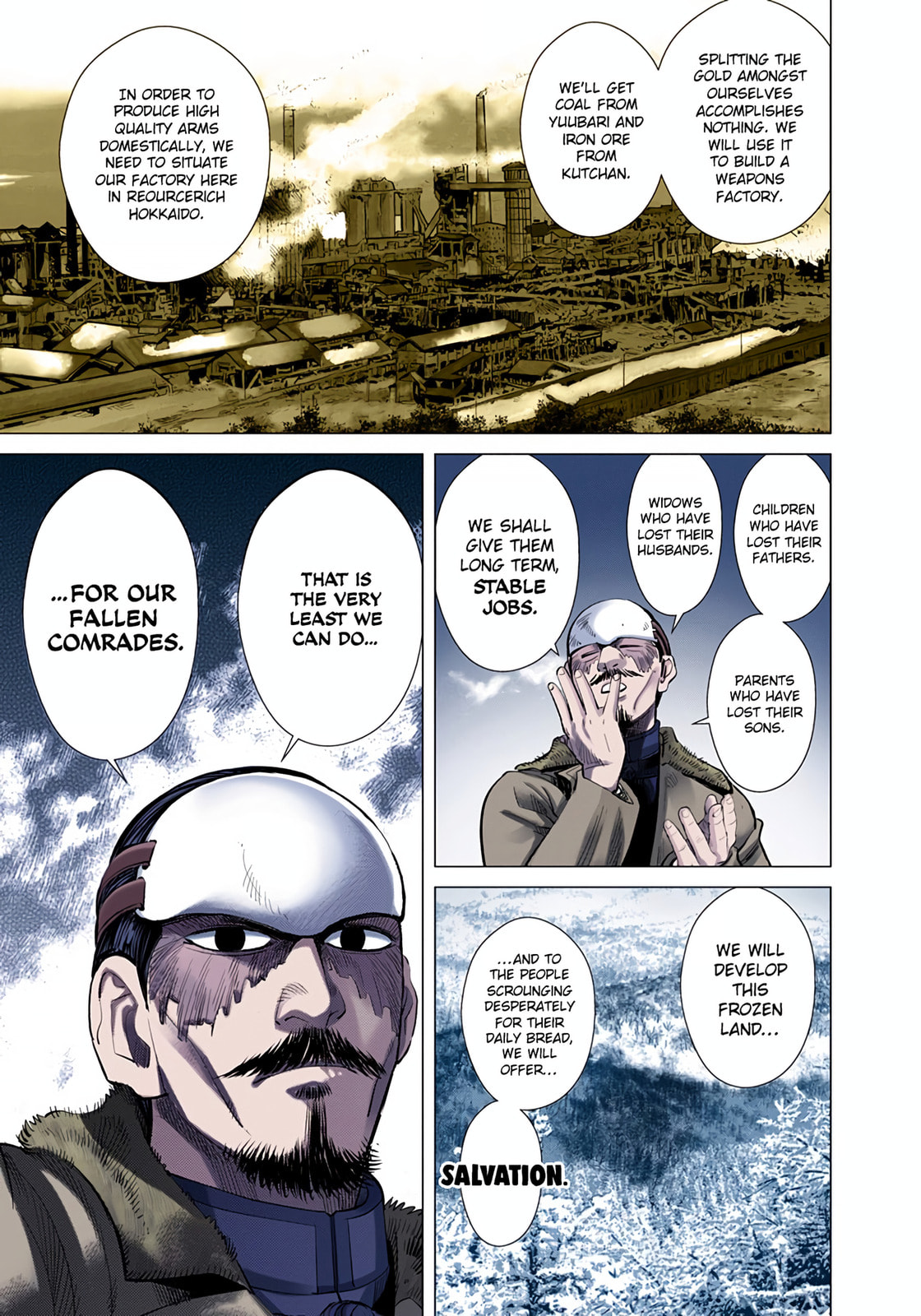 Golden Kamuy (Colored) Chapter 31 page 14 - 
