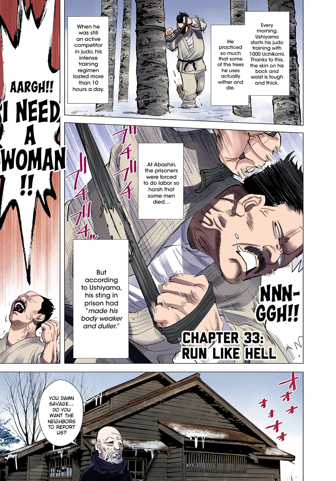 Golden Kamuy (Colored) Chapter 33 page 1 - 