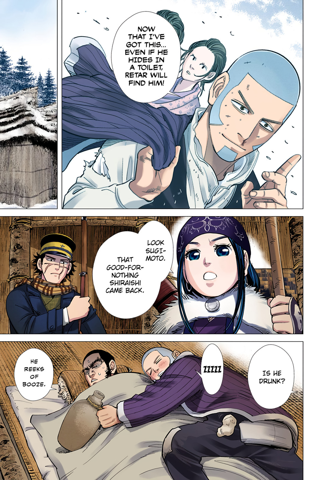 Golden Kamuy (Colored) Chapter 34 page 17 - 