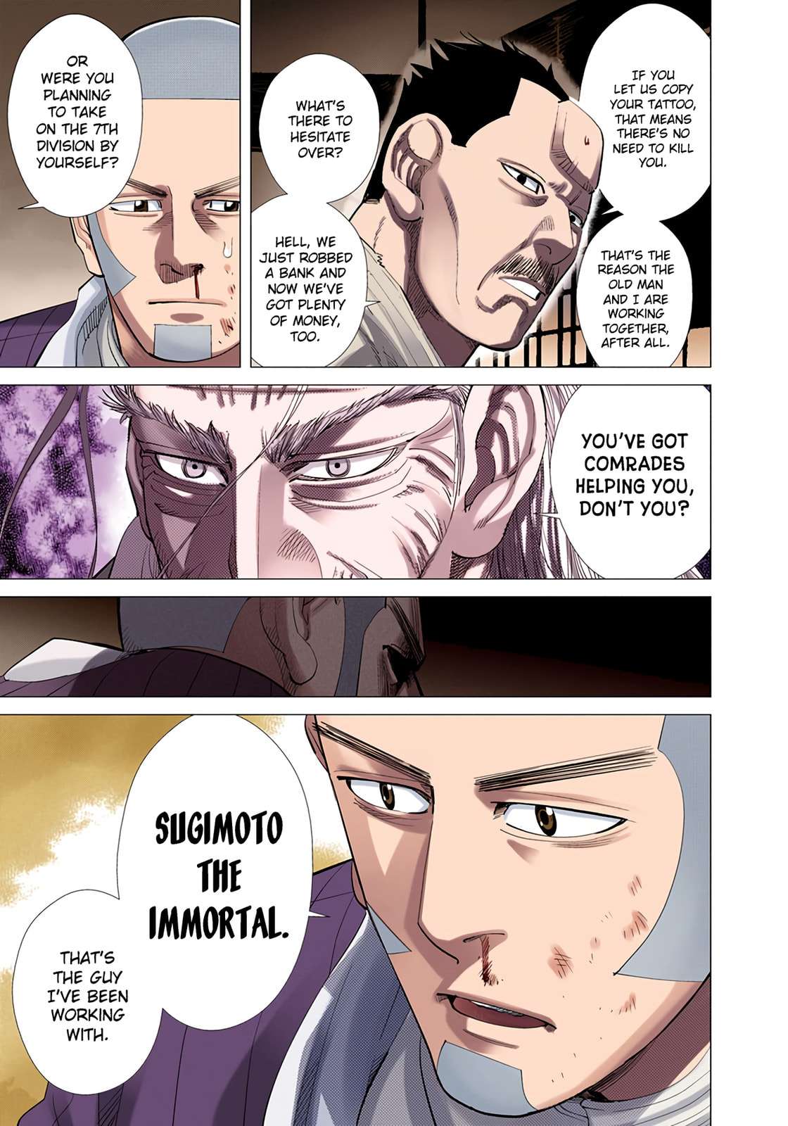 Golden Kamuy (Colored) Chapter 37 page 12 - 
