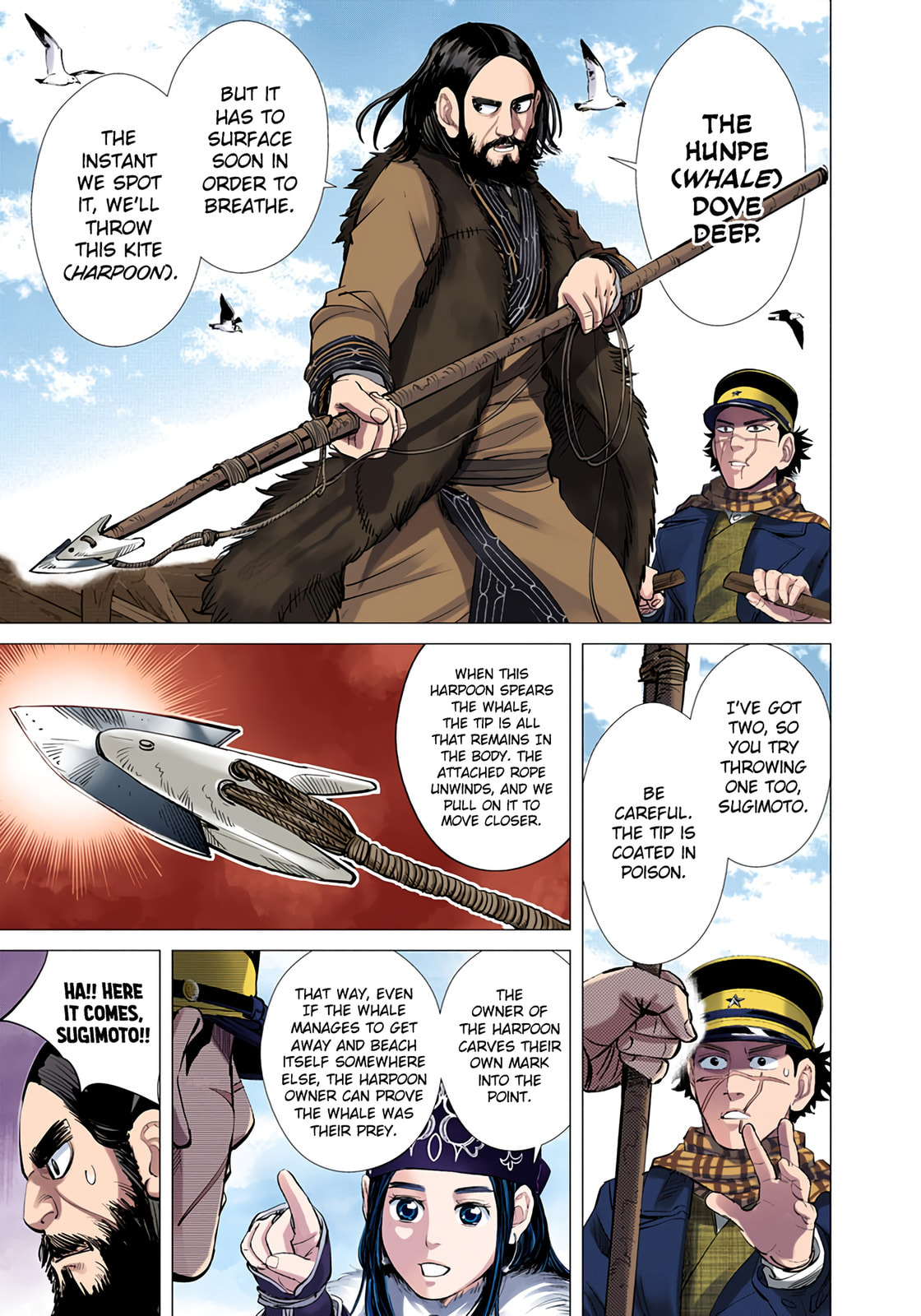 Golden Kamuy (Colored) Chapter 38 page 8 - 