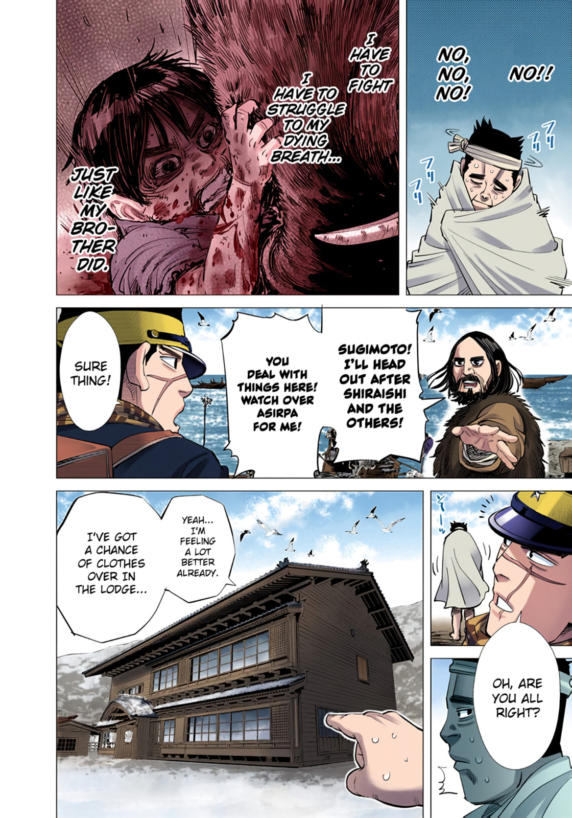 Golden Kamuy (Colored) Chapter 39 page 12 - 
