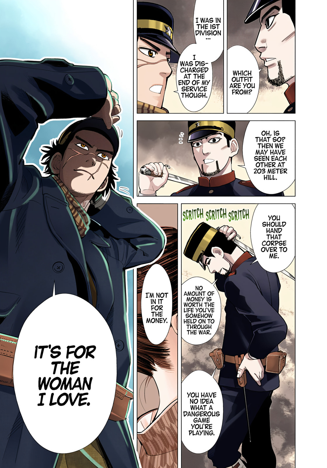 Golden Kamuy (Colored) Chapter 4 page 3 - 