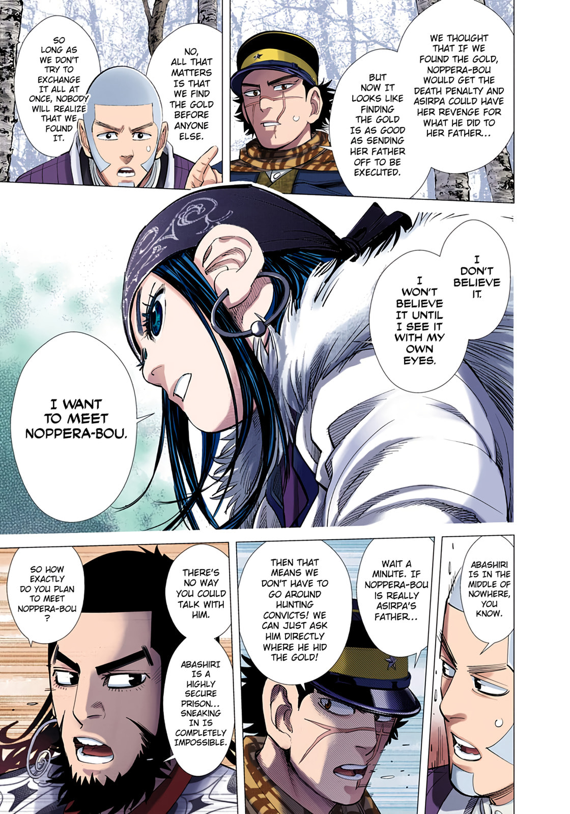 Golden Kamuy (Colored) Chapter 48 page 17 - 