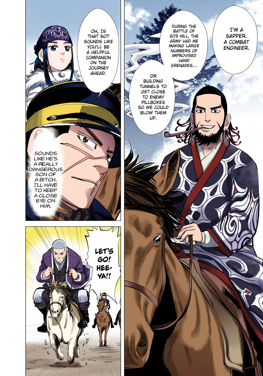 Golden Kamuy (Colored) Chapter 49 page 22 - 