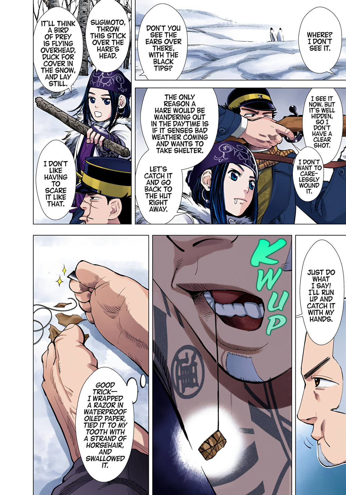 Golden Kamuy (Colored) Chapter 5 page 12 - 