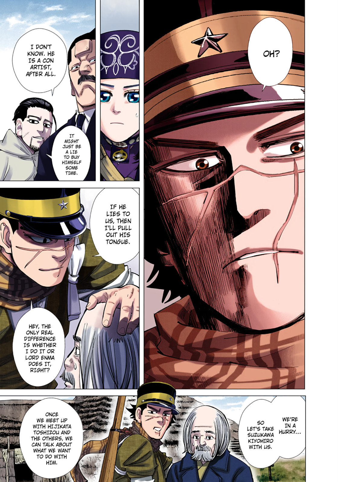 Golden Kamuy (Colored) Chapter 91 page 19 - 