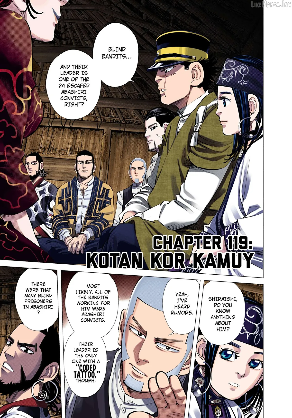 Golden Kamuy - Digital Colored Chapter 119 page 1 - 