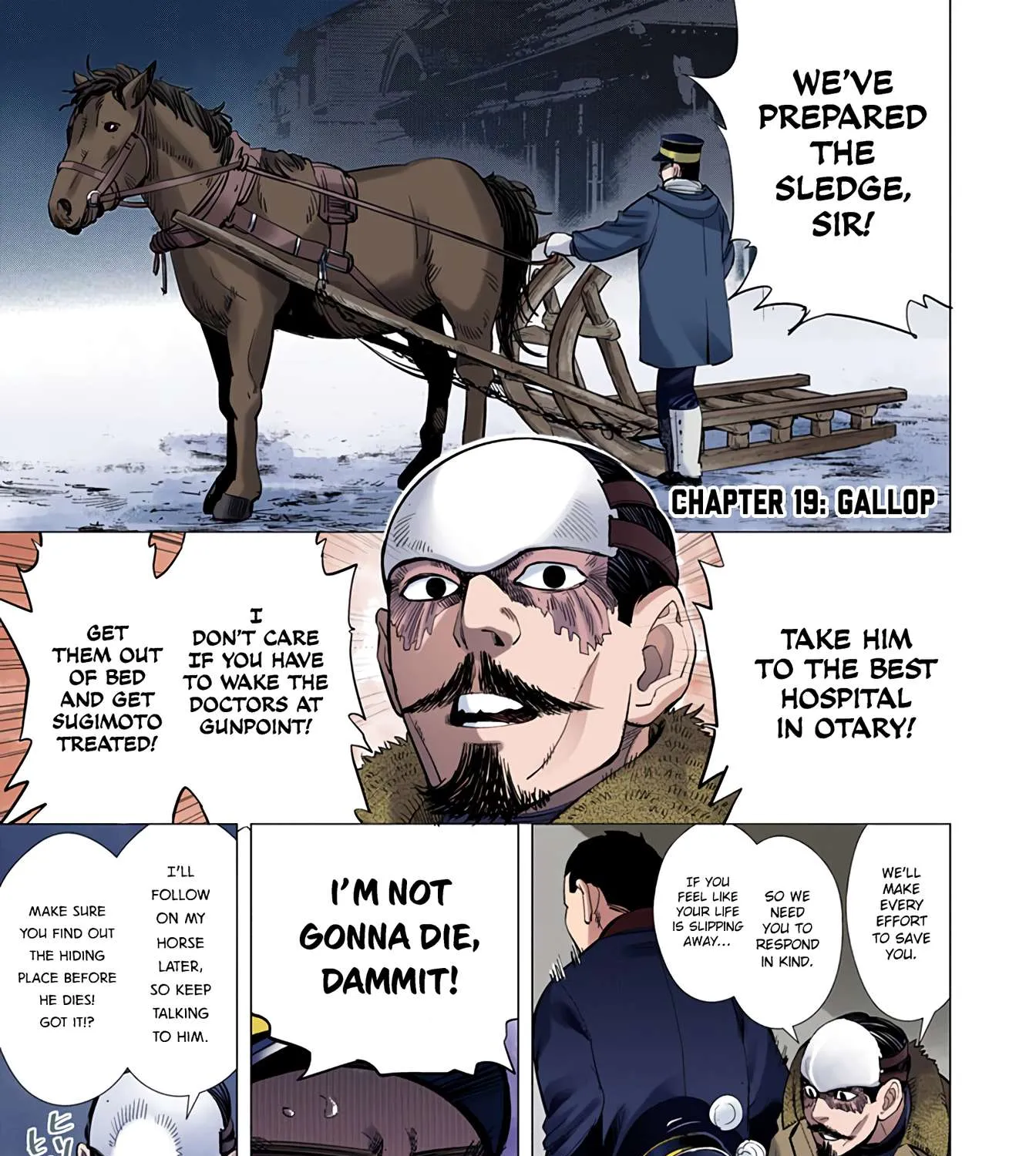 Golden Kamuy - Digital Colored Chapter 19 page 1 - 