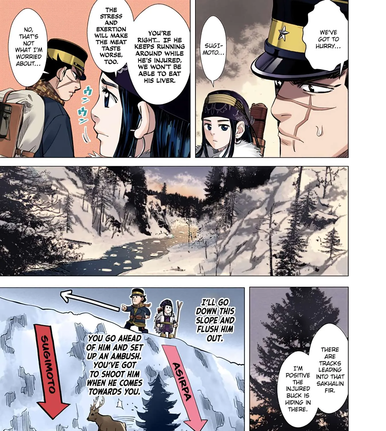 Golden Kamuy - Digital Colored Chapter 23 page 13 - 