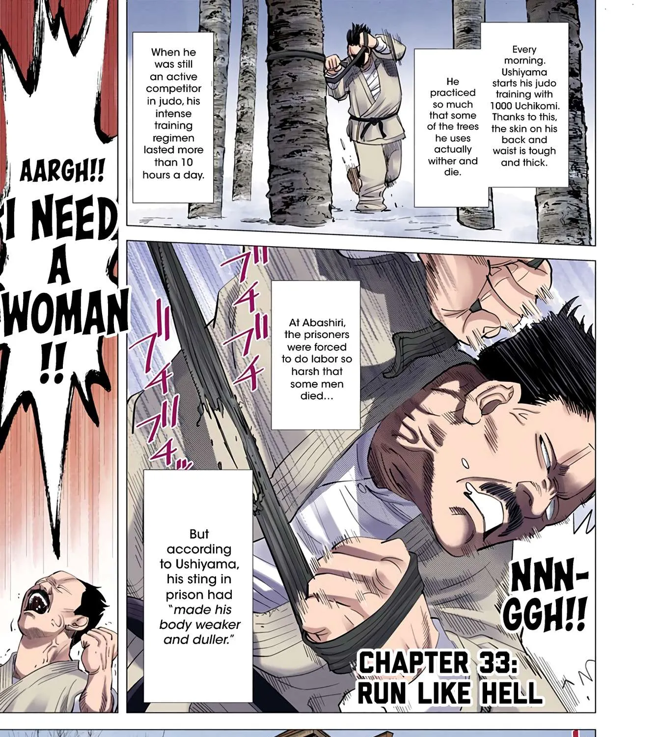 Golden Kamuy - Digital Colored Chapter 33 page 1 - 