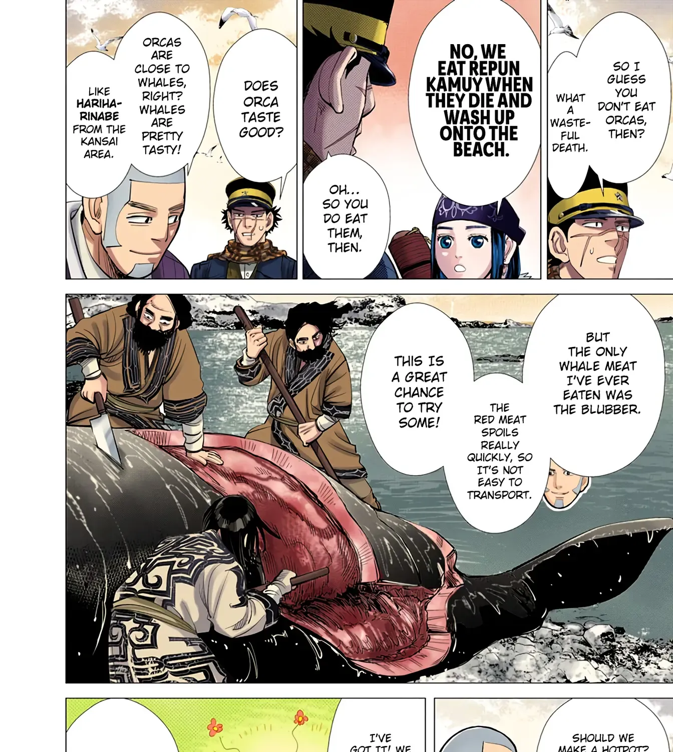 Golden Kamuy - Digital Colored Chapter 42 page 12 - 