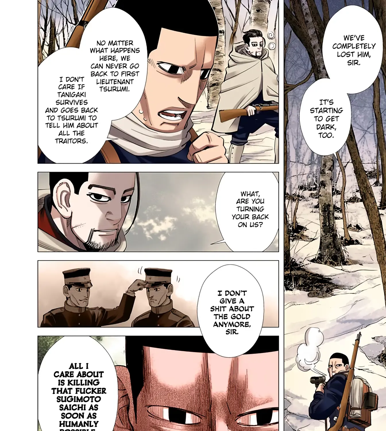 Golden Kamuy - Digital Colored Chapter 45 page 14 - 