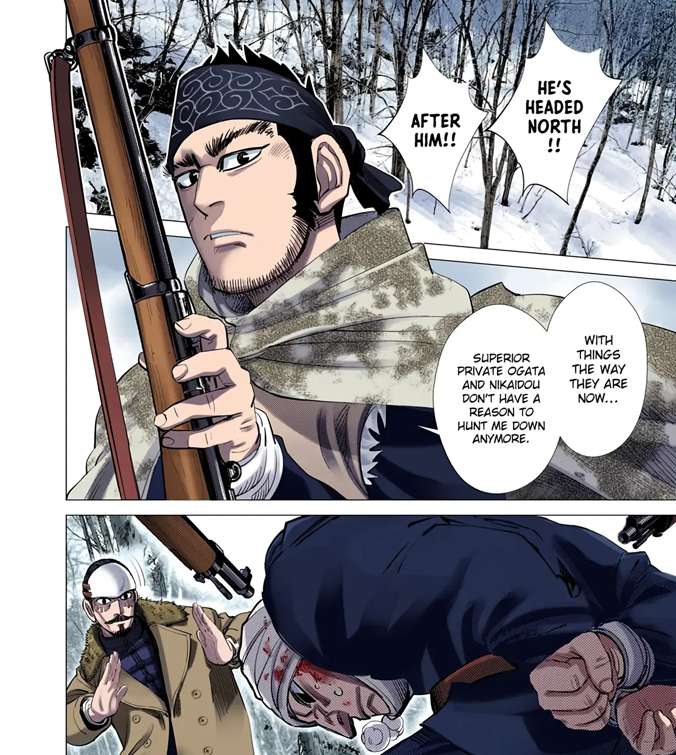 Golden Kamuy - Digital Colored Chapter 46 page 22 - 