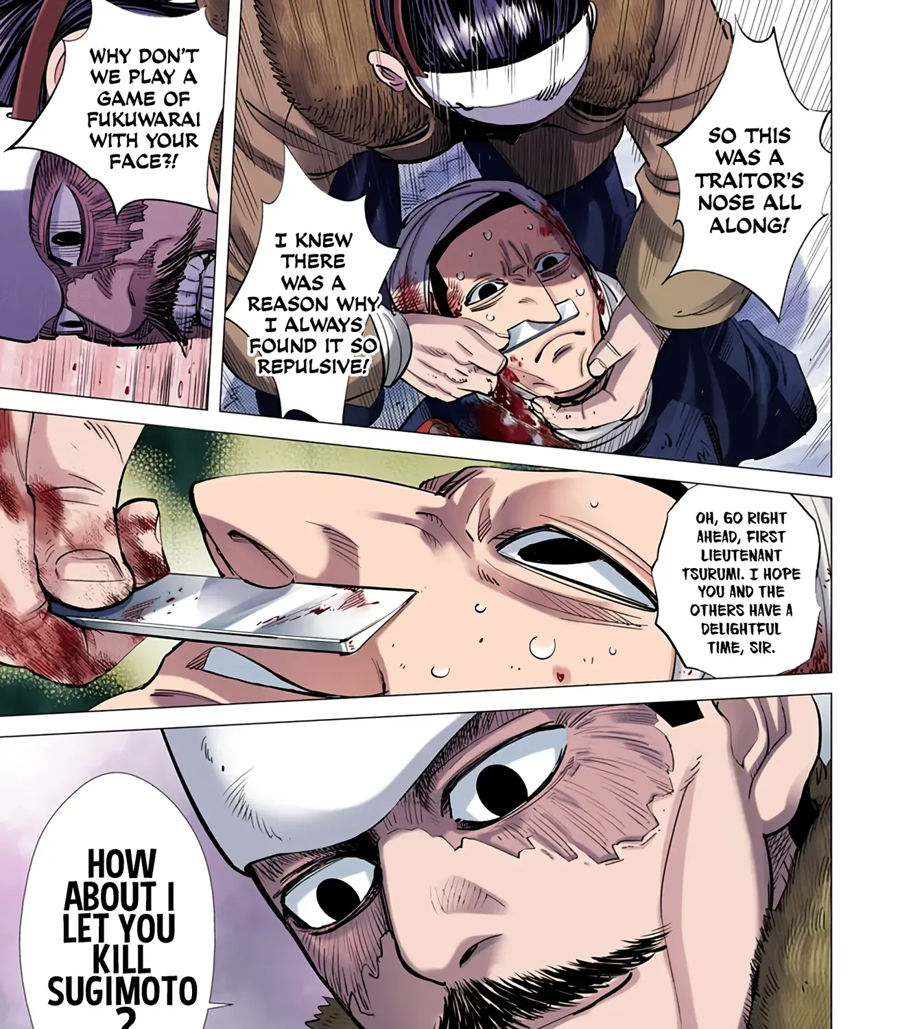 Golden Kamuy - Digital Colored Chapter 46 page 28 - 