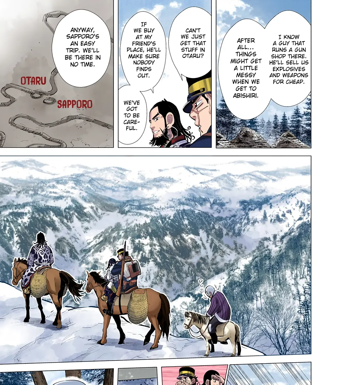 Golden Kamuy - Digital Colored Chapter 50 page 13 - 