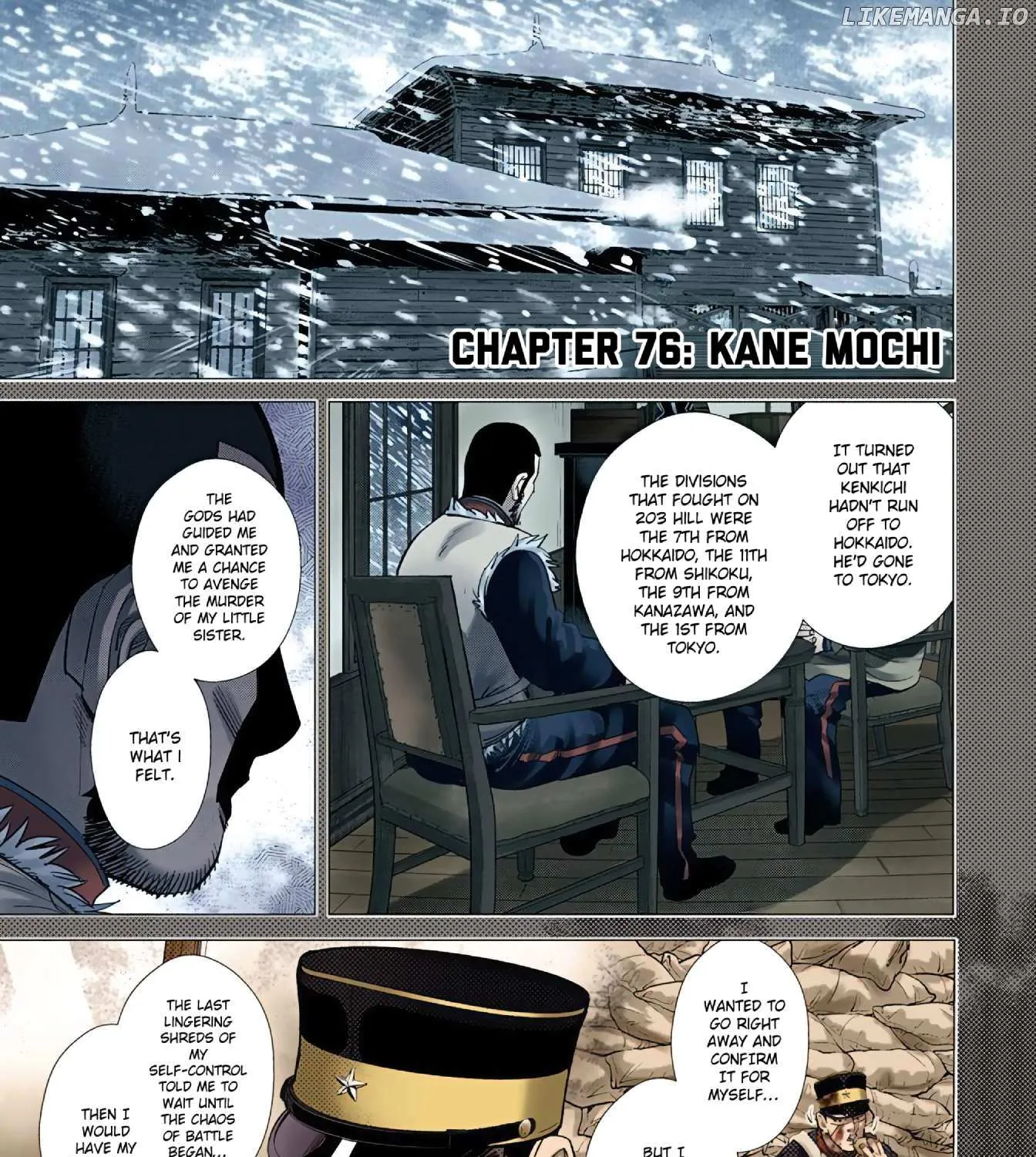 Golden Kamuy - Digital Colored Chapter 76 page 1 - 