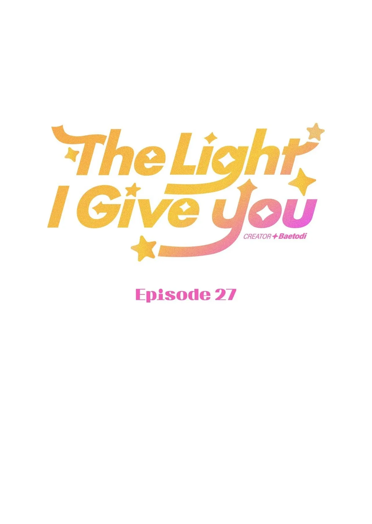 Golden Light for You Chapter 27 page 1 - 