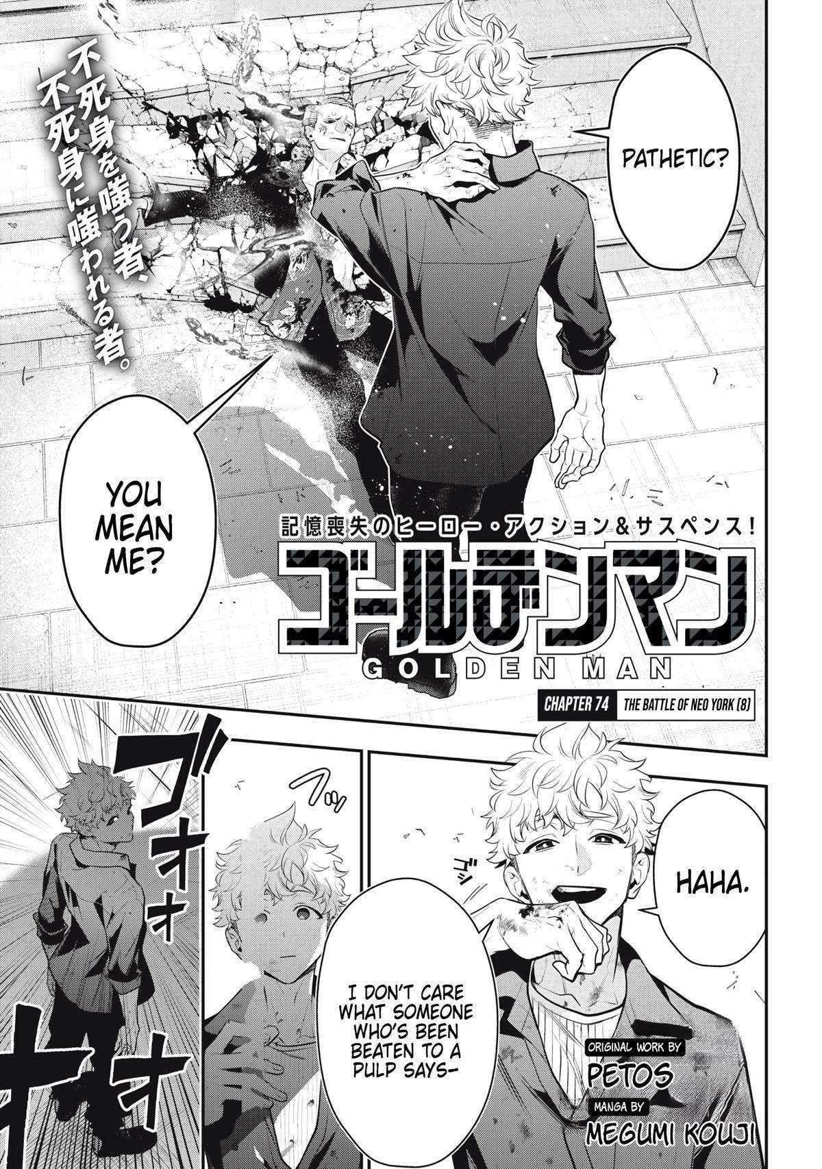 Golden Man Chapter 74 page 1 - 