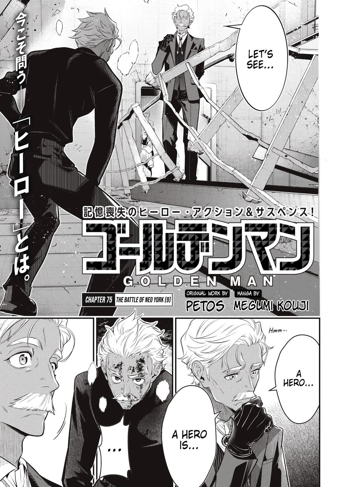 Golden Man Chapter 75 page 1 - 