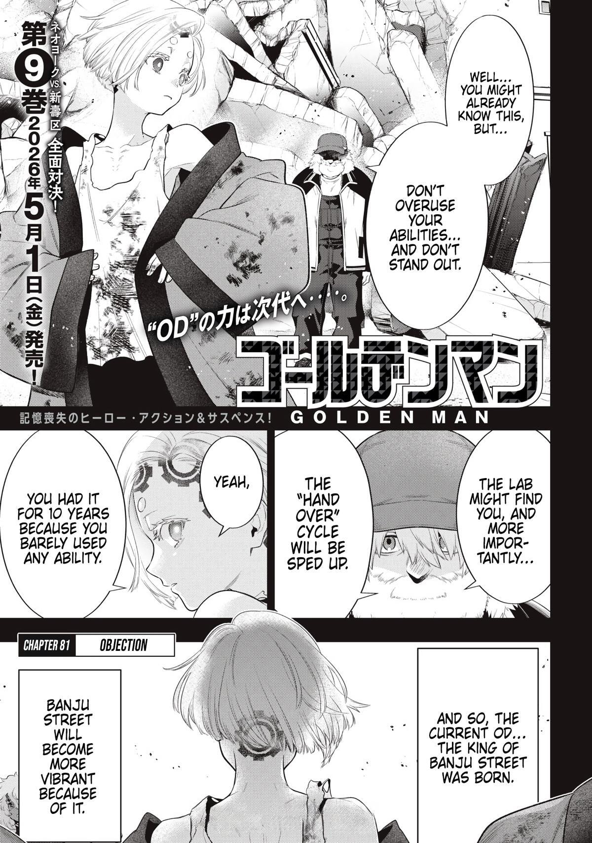 Golden Man Chapter 81 page 1 - 