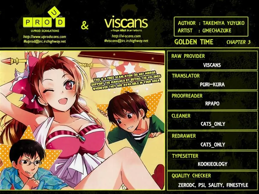 Golden Time (Umechazuke) Chapter 3 page 1 - 