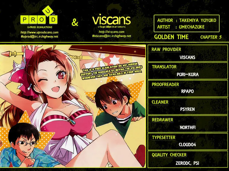Golden Time (Umechazuke) Chapter 5 page 2 - 