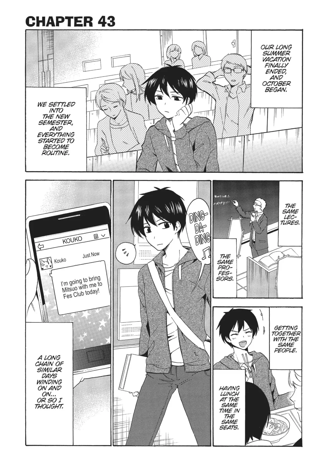 Golden Time Chapter 43 page 1 - 