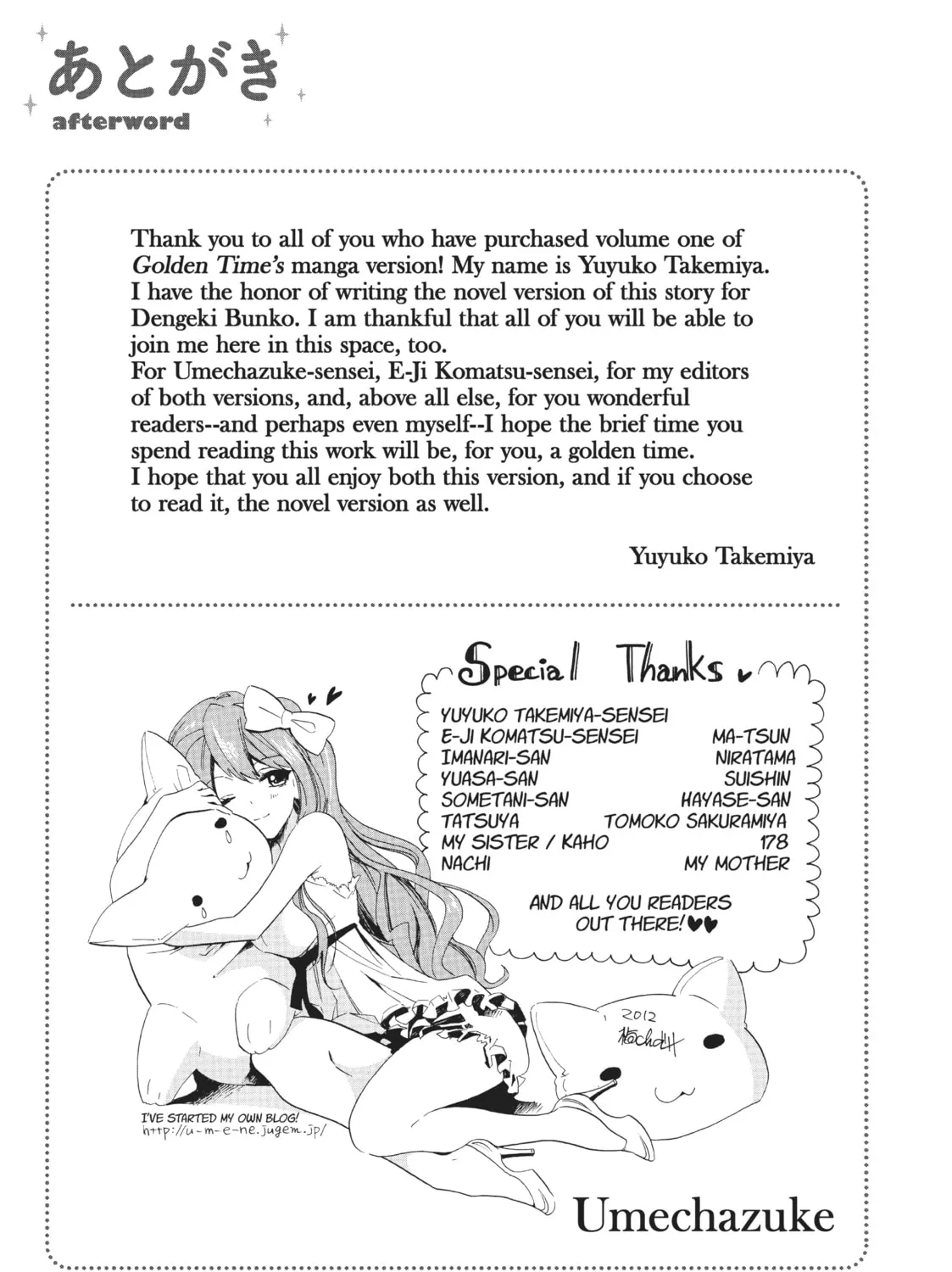 Golden Time Chapter 6 page 37 - 