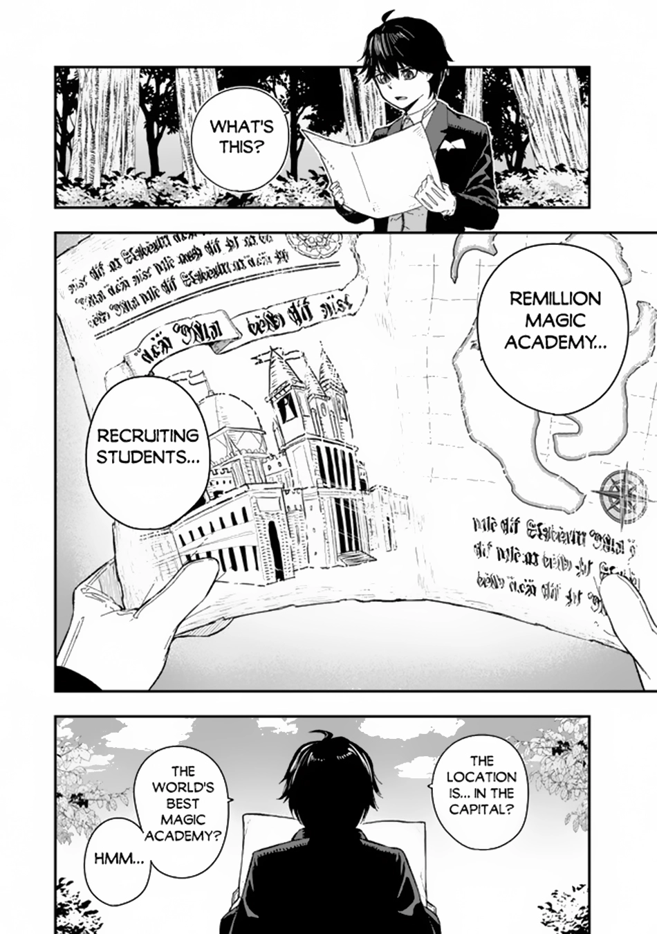 Gomi Ika da to Tsuihou Sareta Shiyounin, Jitsu wa Zense Kenja desu ~Shijou Saikyou no Kenja, Sekai Saikouhou no Gakuen ni Kayou~ Chapter 1 page 24 - 