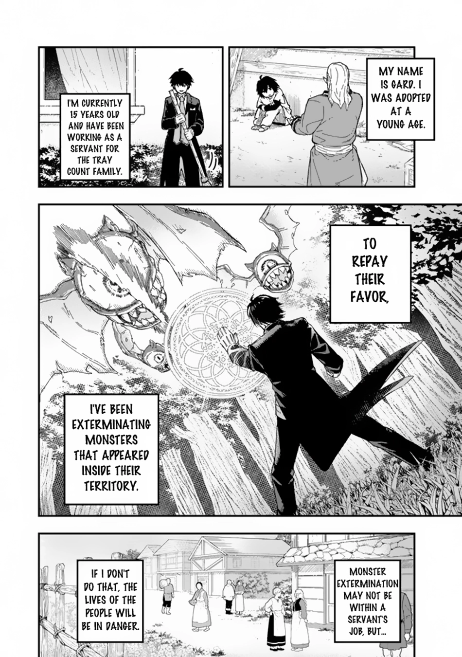 Gomi Ika da to Tsuihou Sareta Shiyounin, Jitsu wa Zense Kenja desu ~Shijou Saikyou no Kenja, Sekai Saikouhou no Gakuen ni Kayou~ Chapter 1 page 4 - 