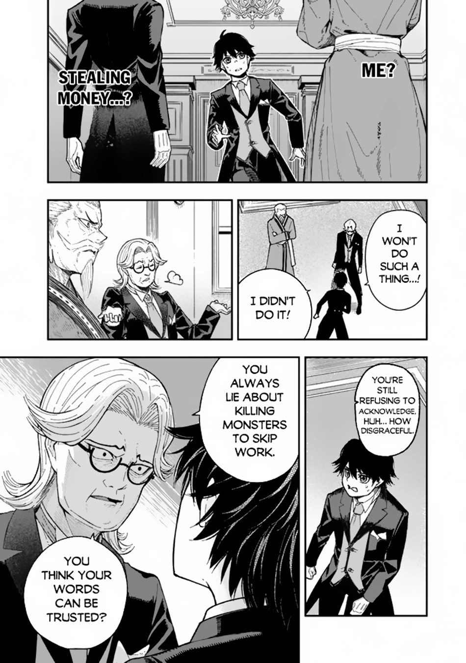 Gomi Ika da to Tsuihou Sareta Shiyounin, Jitsu wa Zense Kenja desu ~Shijou Saikyou no Kenja, Sekai Saikouhou no Gakuen ni Kayou~ Chapter 1 page 7 - 