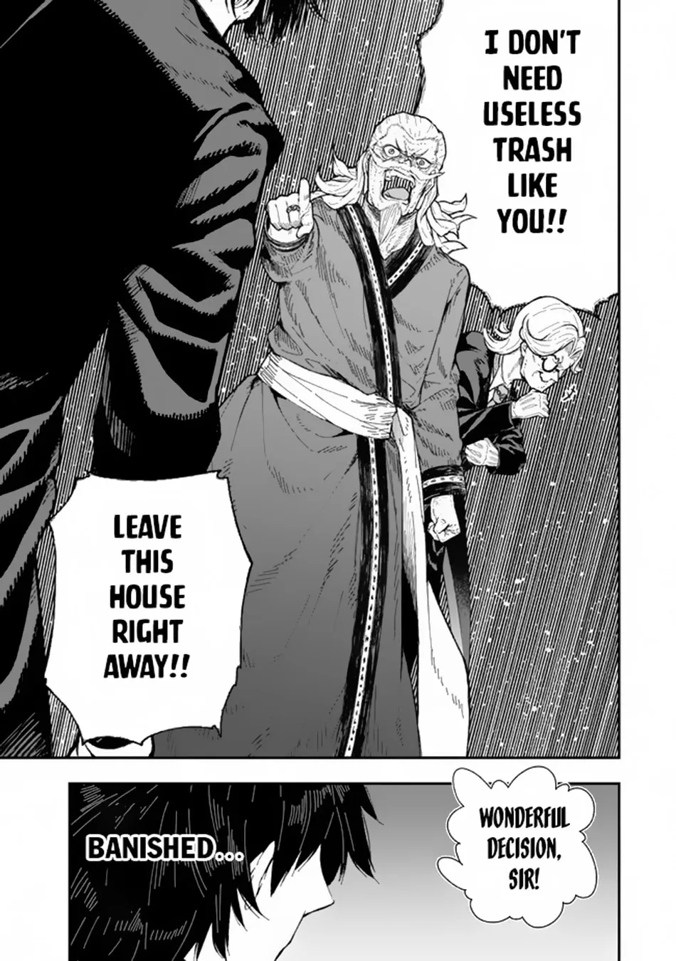 Gomi Ikada to Tsuihou Sareta Shiyounin, Jitsu wa Zense Kenja Desu: Shijou Saikyou no Kenja, Sekai Saikouhou no Gakuen ni Kayou Chapter 1 page 11 - 