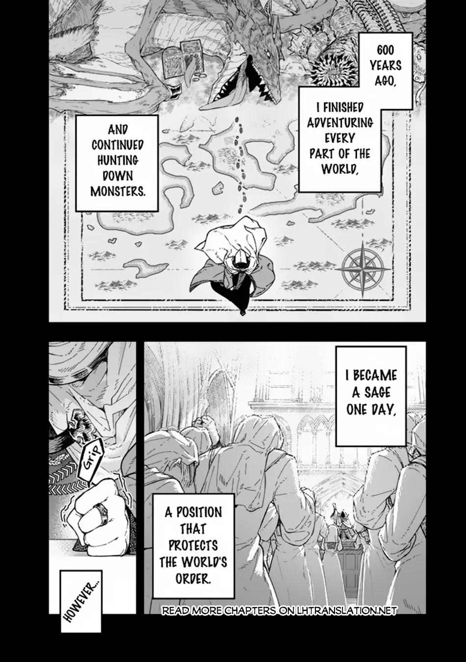 Gomi Ikada to Tsuihou Sareta Shiyounin, Jitsu wa Zense Kenja Desu: Shijou Saikyou no Kenja, Sekai Saikouhou no Gakuen ni Kayou Chapter 1 page 45 - 