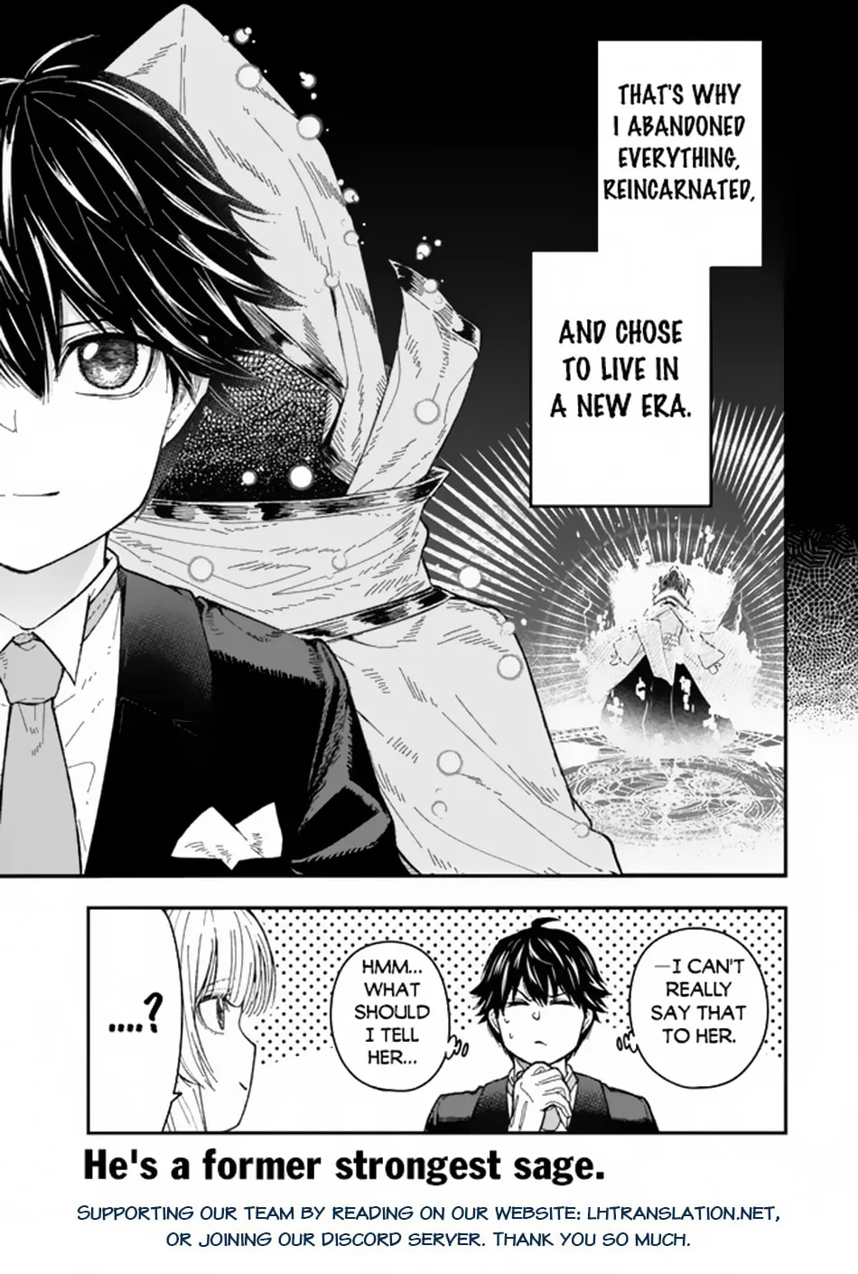 Gomi Ikada to Tsuihou Sareta Shiyounin, Jitsu wa Zense Kenja Desu: Shijou Saikyou no Kenja, Sekai Saikouhou no Gakuen ni Kayou Chapter 1 page 47 - 