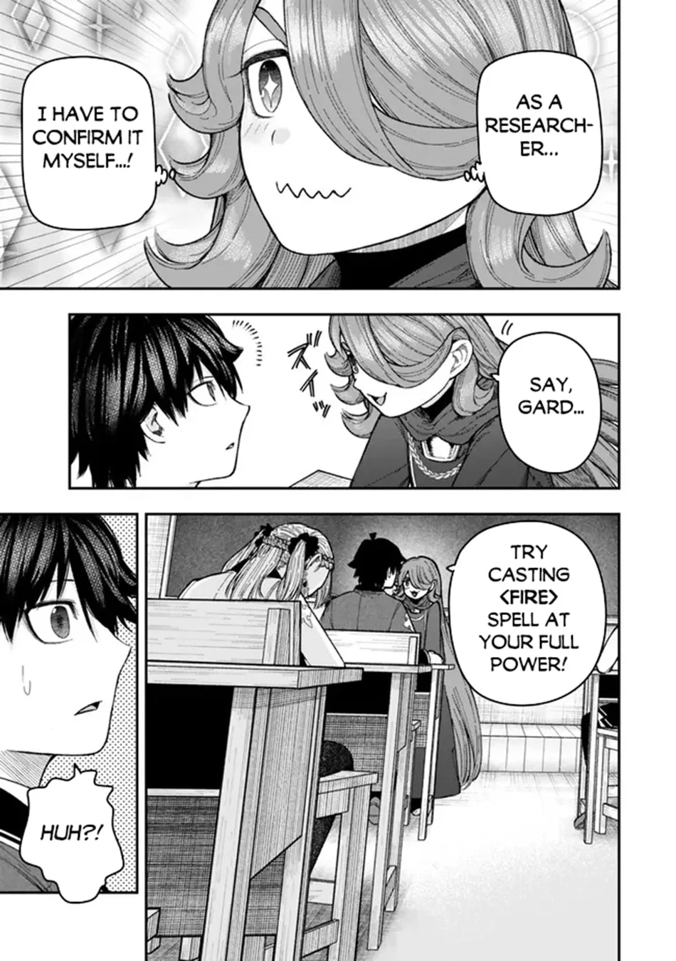 Gomi Ikada to Tsuihou Sareta Shiyounin, Jitsu wa Zense Kenja Desu: Shijou Saikyou no Kenja, Sekai Saikouhou no Gakuen ni Kayou Chapter 10.1 page 14 - 