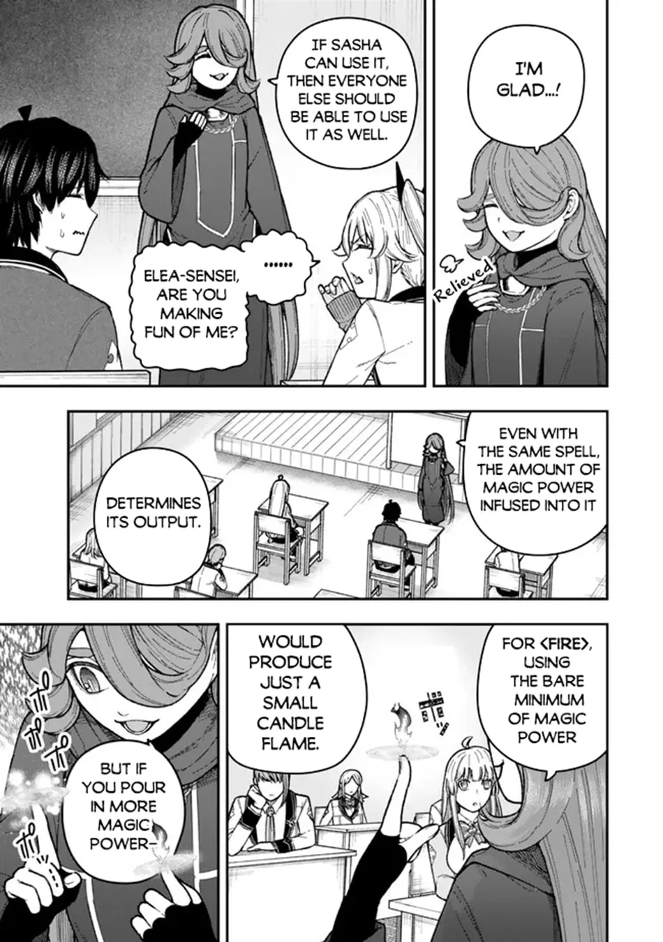 Gomi Ikada to Tsuihou Sareta Shiyounin, Jitsu wa Zense Kenja Desu: Shijou Saikyou no Kenja, Sekai Saikouhou no Gakuen ni Kayou Chapter 10.1 page 4 - 