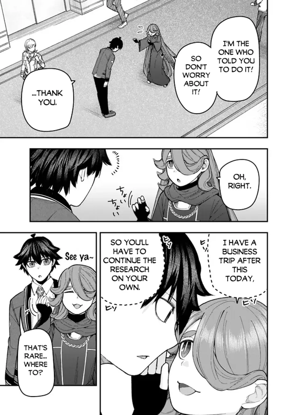 Gomi Ikada to Tsuihou Sareta Shiyounin, Jitsu wa Zense Kenja Desu: Shijou Saikyou no Kenja, Sekai Saikouhou no Gakuen ni Kayou Chapter 10.2 page 3 - 