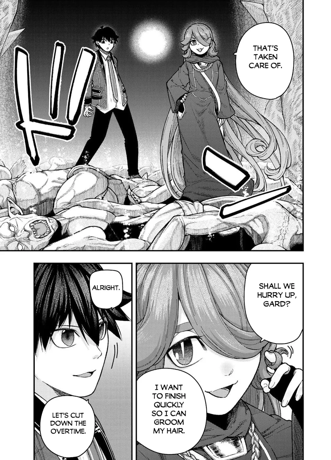 Gomi Ikada to Tsuihou Sareta Shiyounin, Jitsu wa Zense Kenja Desu: Shijou Saikyou no Kenja, Sekai Saikouhou no Gakuen ni Kayou Chapter 11.1 page 34 - 