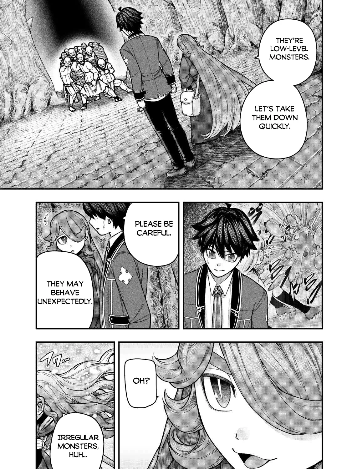 Gomi Ikada to Tsuihou Sareta Shiyounin, Jitsu wa Zense Kenja Desu: Shijou Saikyou no Kenja, Sekai Saikouhou no Gakuen ni Kayou Chapter 11.1 page 10 - 