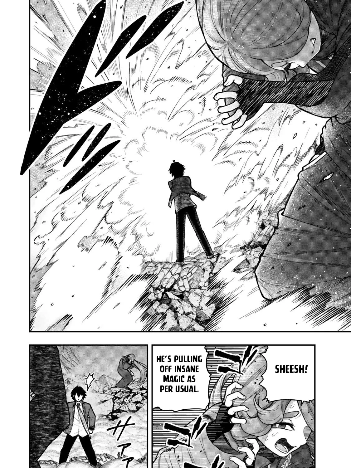 Gomi Ikada to Tsuihou Sareta Shiyounin, Jitsu wa Zense Kenja Desu: Shijou Saikyou no Kenja, Sekai Saikouhou no Gakuen ni Kayou Chapter 11.2 page 36 - 