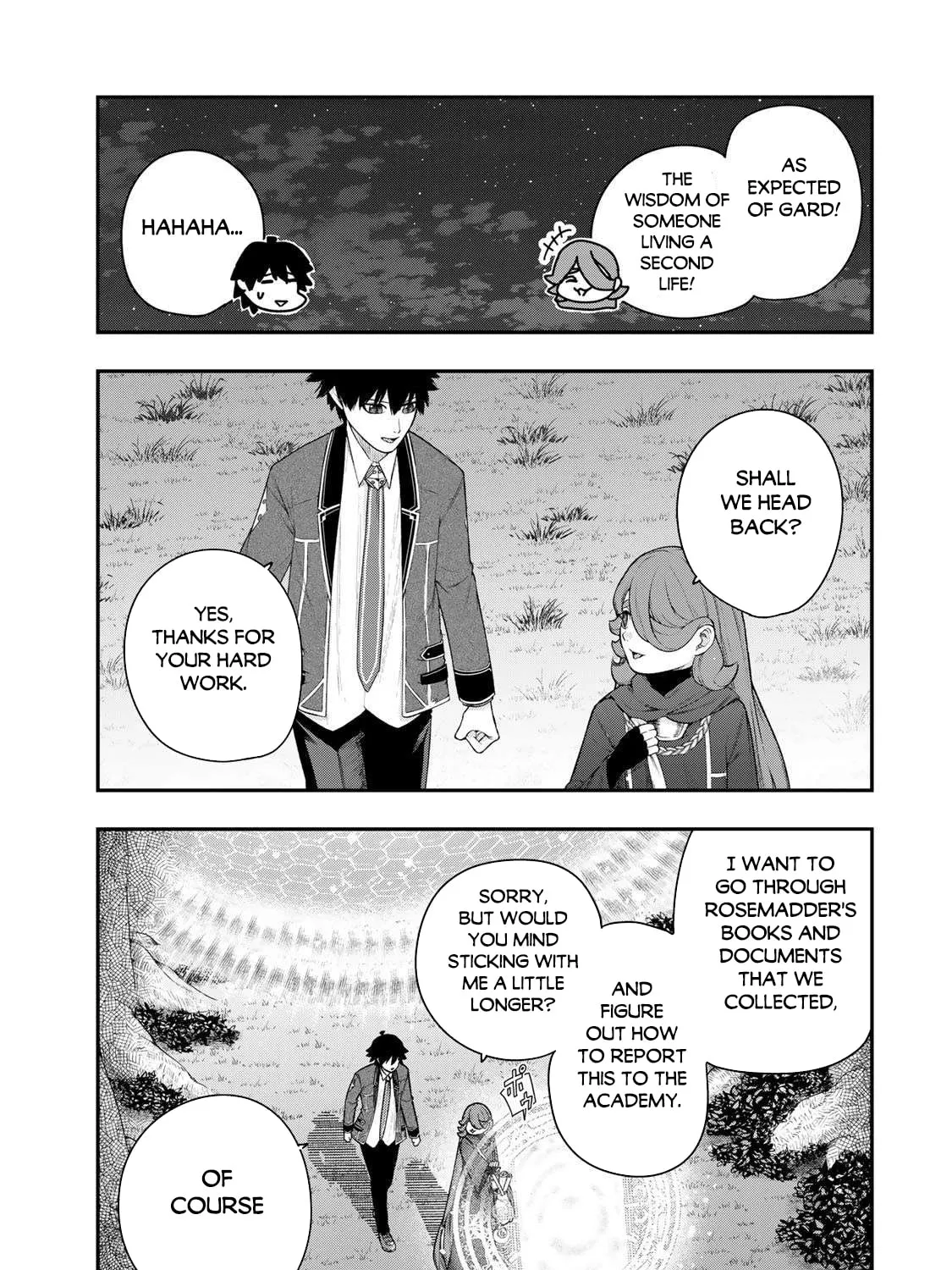 Gomi Ikada to Tsuihou Sareta Shiyounin, Jitsu wa Zense Kenja Desu: Shijou Saikyou no Kenja, Sekai Saikouhou no Gakuen ni Kayou Chapter 14.1 page 6 - 