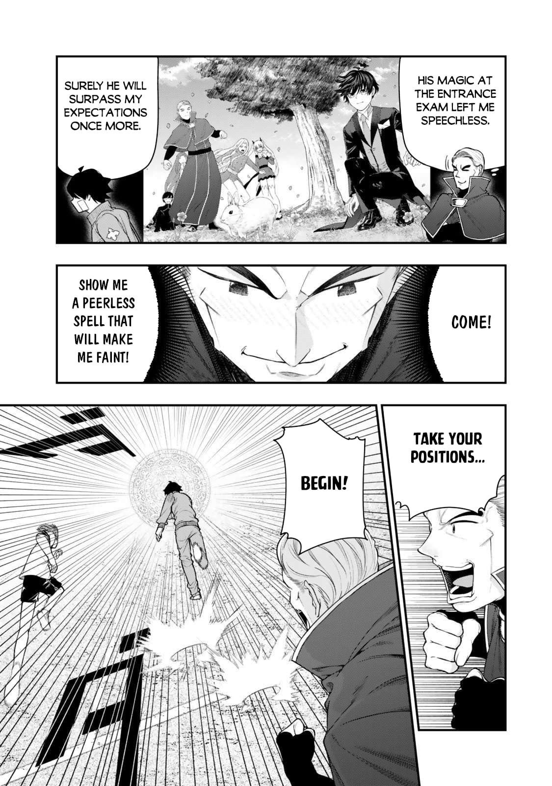 Gomi Ikada to Tsuihou Sareta Shiyounin, Jitsu wa Zense Kenja Desu: Shijou Saikyou no Kenja, Sekai Saikouhou no Gakuen ni Kayou Chapter 16.1 page 14 - 