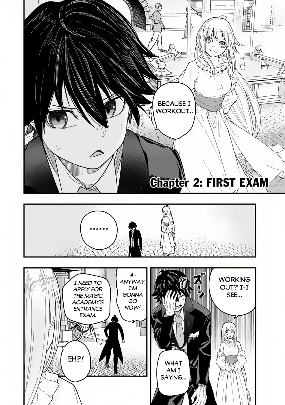 Gomi Ikada to Tsuihou Sareta Shiyounin, Jitsu wa Zense Kenja Desu: Shijou Saikyou no Kenja, Sekai Saikouhou no Gakuen ni Kayou Chapter 2.1 page 3 - 