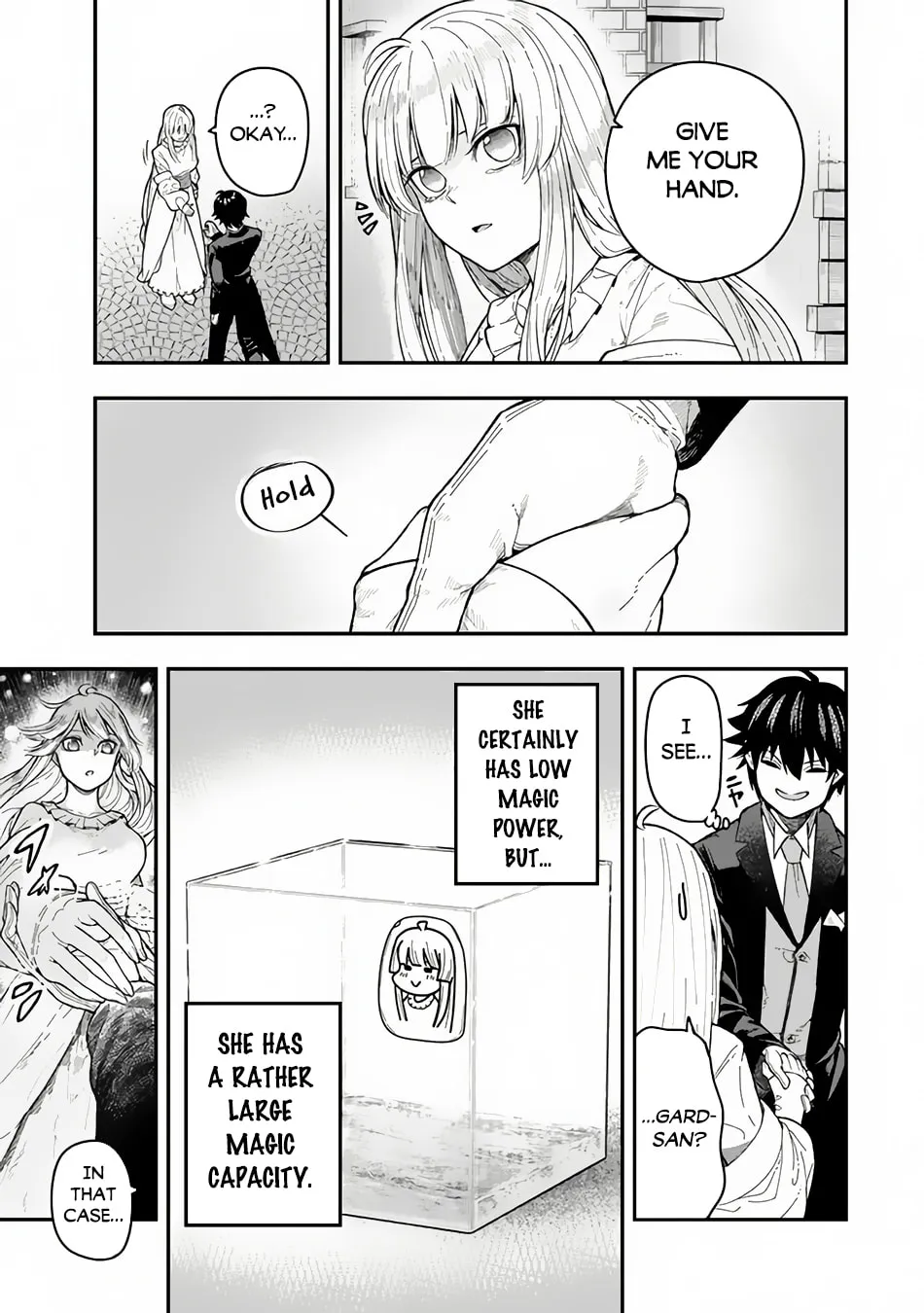Gomi Ikada to Tsuihou Sareta Shiyounin, Jitsu wa Zense Kenja Desu: Shijou Saikyou no Kenja, Sekai Saikouhou no Gakuen ni Kayou Chapter 2.1 page 10 - 