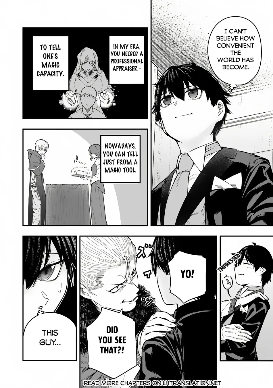 Gomi Ikada to Tsuihou Sareta Shiyounin, Jitsu wa Zense Kenja Desu: Shijou Saikyou no Kenja, Sekai Saikouhou no Gakuen ni Kayou Chapter 2.2 page 16 - 