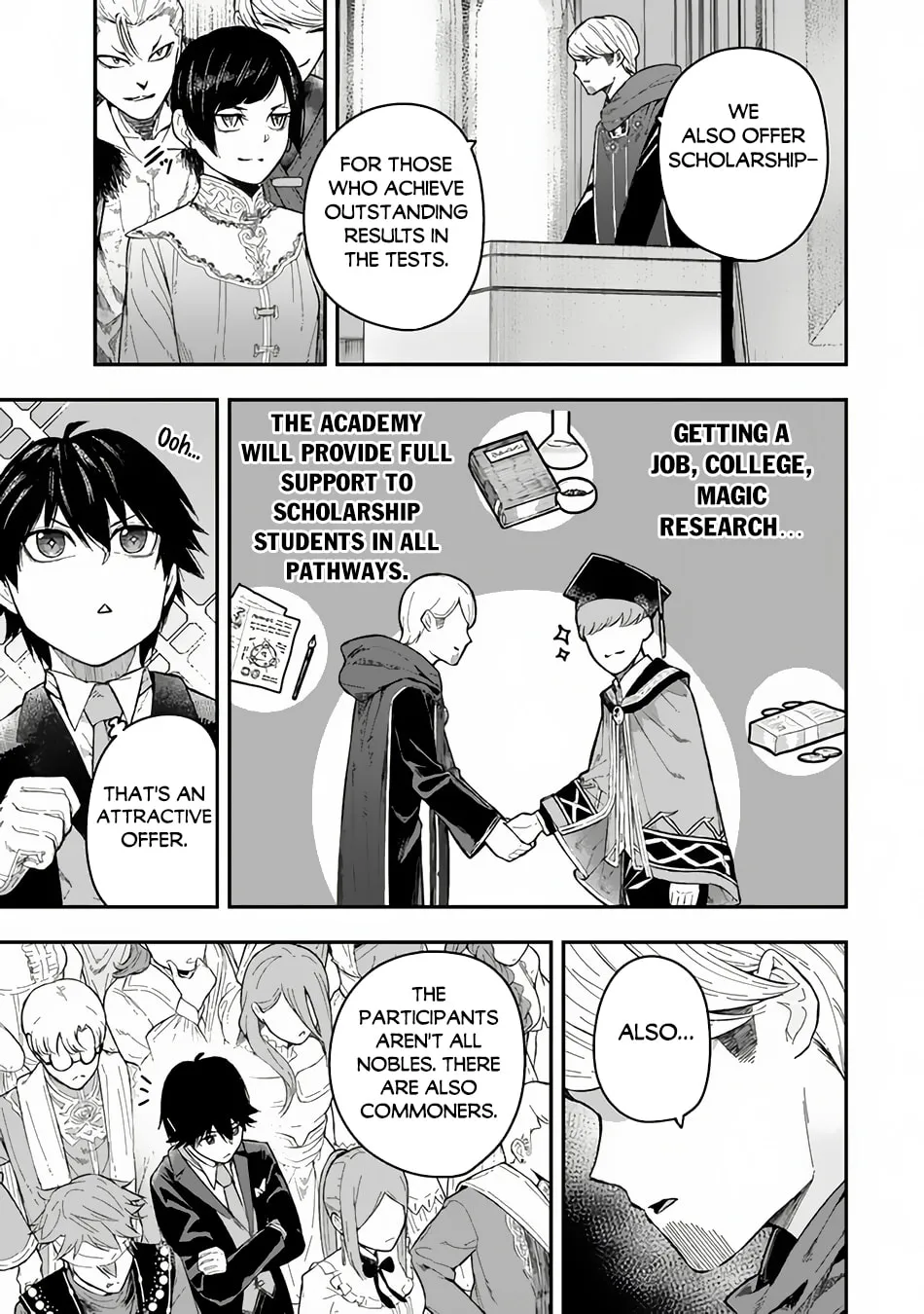 Gomi Ikada to Tsuihou Sareta Shiyounin, Jitsu wa Zense Kenja Desu: Shijou Saikyou no Kenja, Sekai Saikouhou no Gakuen ni Kayou Chapter 2.2 page 5 - 